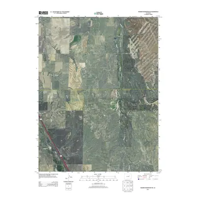 2013 Map of Noonen Reservoir SW, 2013 Print
