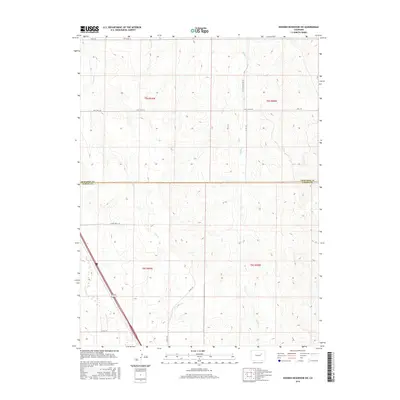 2016 Map of Noonen Reservoir SW, 2016 Print