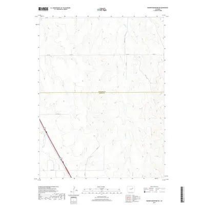 2019 Map of Noonen Reservoir SW, 2019 Print