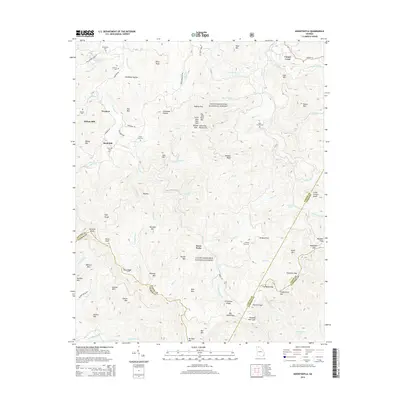2014 Map of Noontootla, 2014 Print