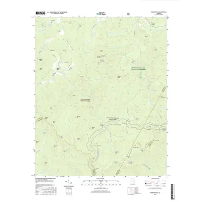 2017 Map of Noontootla, 2017 Print