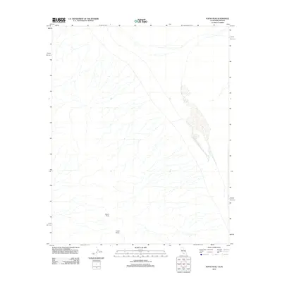 2012 Map of Nopah Peak, 2012 Print
