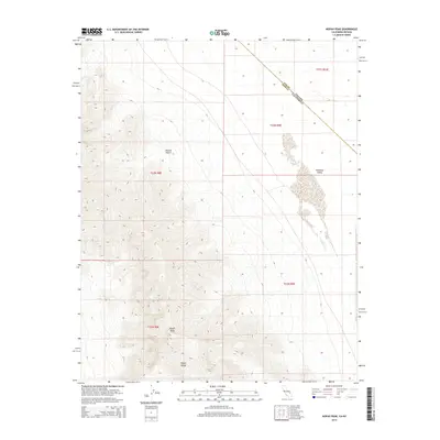 2015 Map of Nopah Peak, 2015 Print