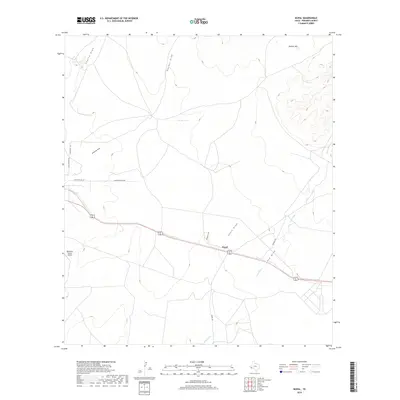 2019 Map of Nopal, 2019 Print