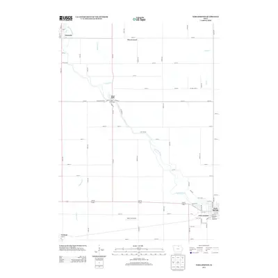2013 Map of Nora Springs, 2013 Print