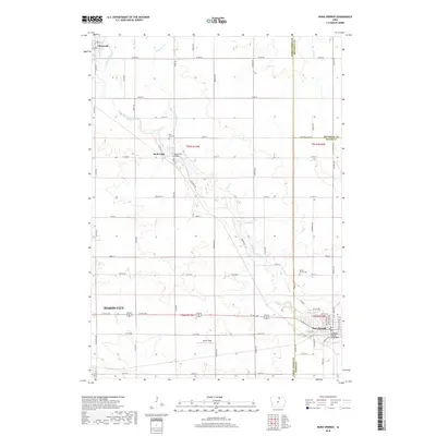 2018 Map of Nora Springs, 2018 Print
