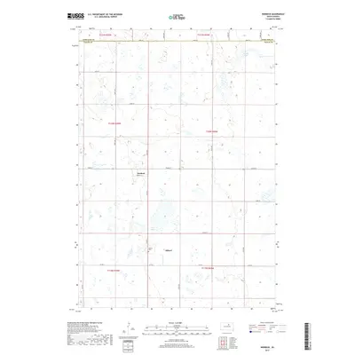 2017 Map of Norbeck, 2017 Print