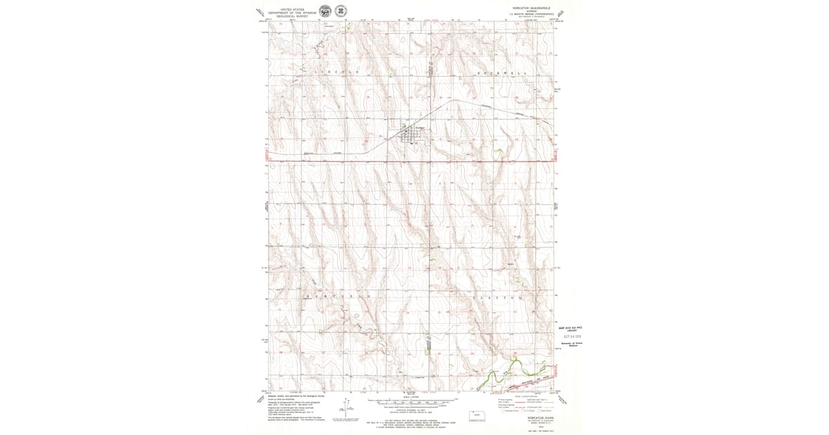 1978 Map of Norcatur, KS — High-Res | Pastmaps