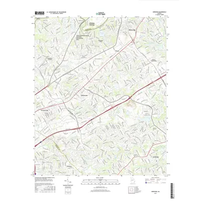 2017 Map of Norcross, 2017 Print