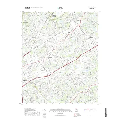 2020 Map of Norcross, 2020 Print