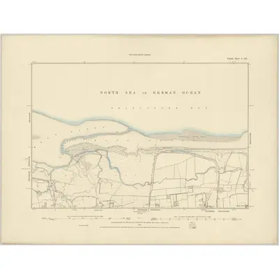 1886 Map of Norfolk I.SE