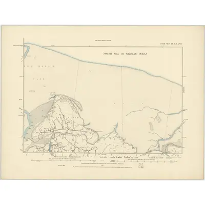 1886 Map of Norfolk III.NE & SE