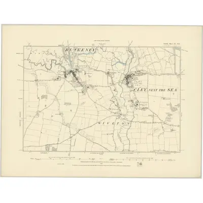 1886 Map of Norfolk IX.NE