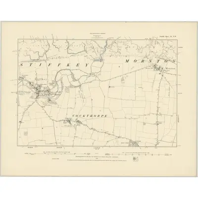 1886 Map of Norfolk IX.NW
