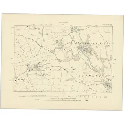 1886 Map of Norfolk IX.SE
