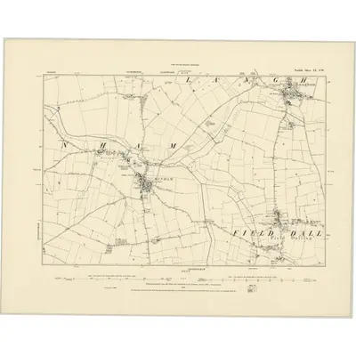 1886 Map of Norfolk IX.SW