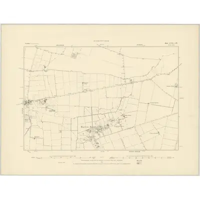 1883 Map of Norfolk LVIII.SW, 1884 Print
