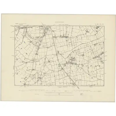 1882 Map of Norfolk LXI.NW, 1884 Print