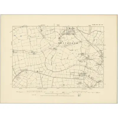 1886 Map of Norfolk LXI.SW