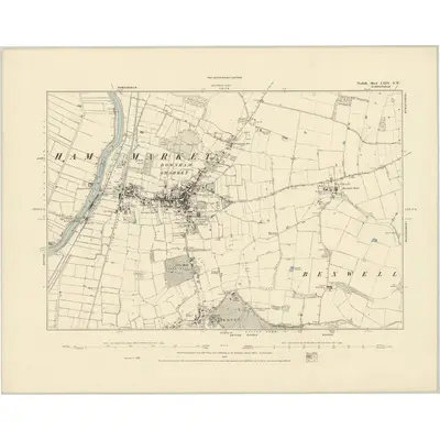 1886 Map of Norfolk LXIX.NW