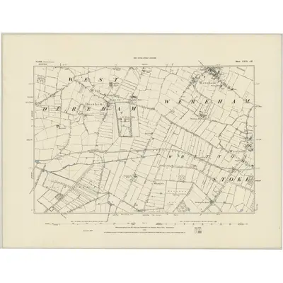 1884 Map of Norfolk LXIX.SE