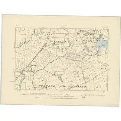 1884 Map of Norfolk LXV.NE