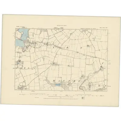 1884 Map of Norfolk LXVI.NW