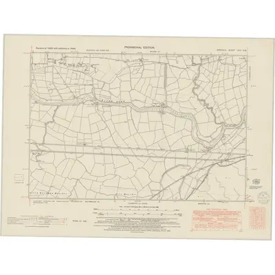 1946 Map of Norfolk LXVI.SW, 1950 Print