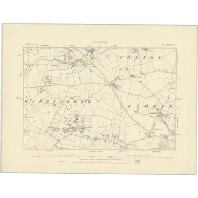 1882 Map of Norfolk LXXIII.NE, 1884 Print