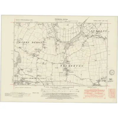 1946 Map of Norfolk LXXVI.NW, 1951 Print