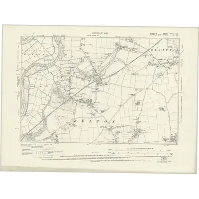 1926 Map of Norfolk LXXVIII.SW, 1928 Print