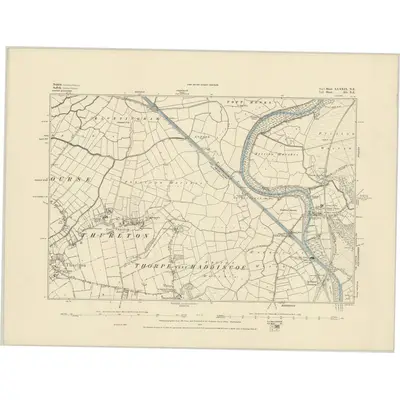 1884 Map of Norfolk LXXXIX.NE