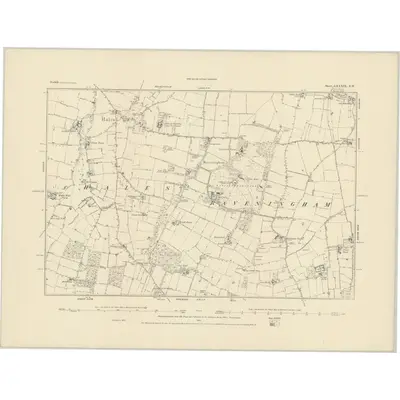 1884 Map of Norfolk LXXXIX.SW