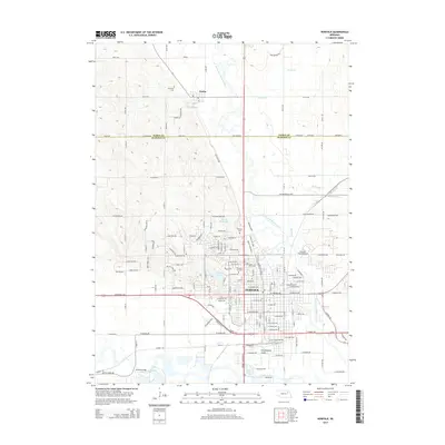 2014 Map of Norfolk, 2014 Print
