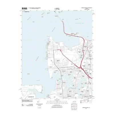 2011 Map of Norfolk North, 2011 Print