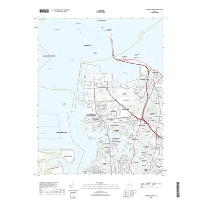 2019 Map of Norfolk North, 2019 Print