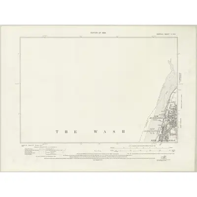1927 Map of Norfolk V.NE, 1929 Print