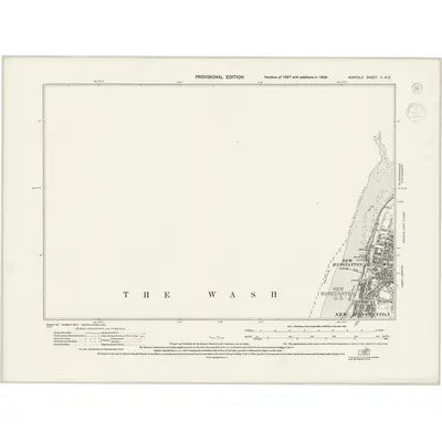 1938 Map of Norfolk V.NE, 1944 Print