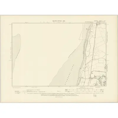 1904 Map of Norfolk V.SE, 1906 Print
