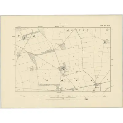 1886 Map of Norfolk VI.SE
