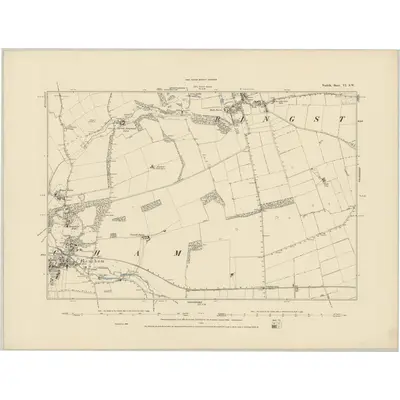 1886 Map of Norfolk VI.SW