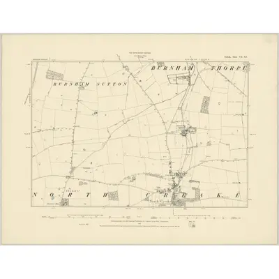 1886 Map of Norfolk VII.SE