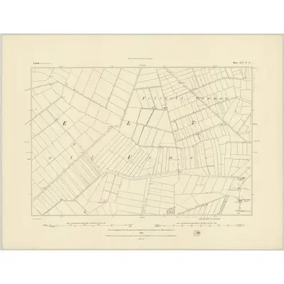 1883 Map of Norfolk XCI.NE, 1884 Print