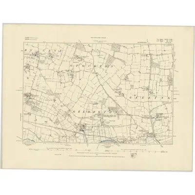 1884 Map of Norfolk XCIX.NW