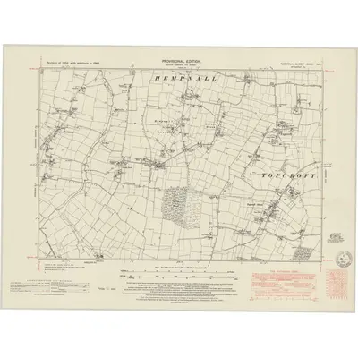 1946 Map of Norfolk XCVII.NE, 1950 Print
