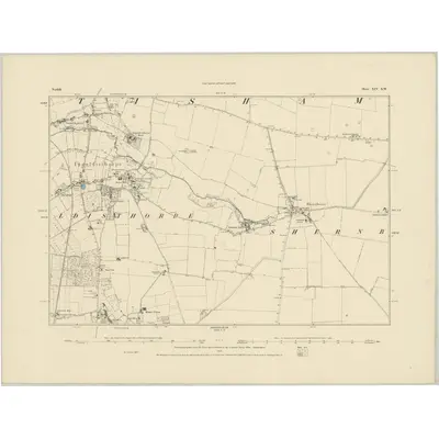 1885 Map of Norfolk XIV.SW