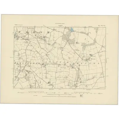 1885 Map of Norfolk XIX.NW