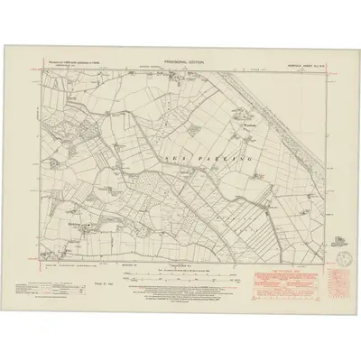 1946 Map of Norfolk XLI.NE, 1950 Print