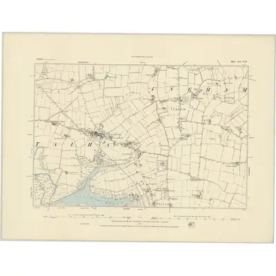 1884 Map of Norfolk XLI.NW