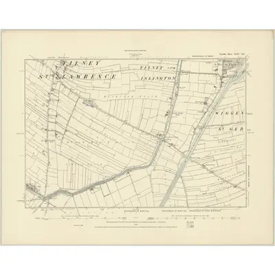1886 Map of Norfolk XLIV.SE